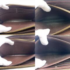 ルイヴィトン LOUIS VUITTON 長財布 ダミエ ジッピーウォレット ラウンドファスナー N41661 ブラウンの画像