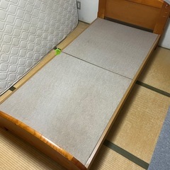 ★ベッドフレーム マットレス セット★フランスベッド　シングルサイズ★の画像