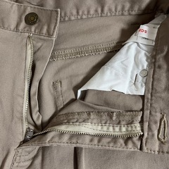 scroll 長ズボン ロングパンツ ウエスト 67 グレージュ 濃いベージュ ストレッチパンツの画像