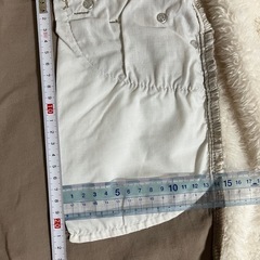 scroll 長ズボン ロングパンツ ウエスト 67 グレージュ 濃いベージュ ストレッチパンツの画像