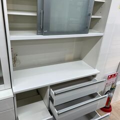 ジモティー割引🏷️【ジャングルジャングル 岸和田和泉インター店】松田家具 システムキッチンボード ホワイト 和泉市 堺市 岸和田市 泉大津市 高石市 泉北郡熊取町の画像