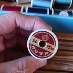 ミシン糸　たくさんの画像