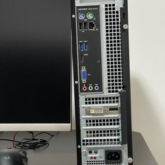 デスクトップPCセット モニター キーボード マウス付きの画像