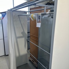 【カーテン付きクローゼットロッカー】クリーニング済【管理番号11212】金の画像