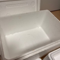 (無料)発泡スチロール二箱の画像