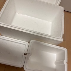 (無料)発泡スチロール二箱の画像