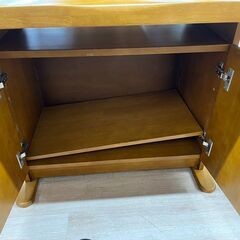 ジモティー割引🏷️【ジャングルジャングル 岸和田和泉インター店】木製コーナーダイニングセット ブラウン 和泉市 堺市 岸和田市 泉大津市 高石市 泉北郡熊取町の画像