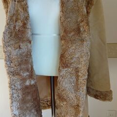 NOSY NOMA　婦人冬コートボア 　USED 　総裏付　中高生にも　Ｓ　細身の画像