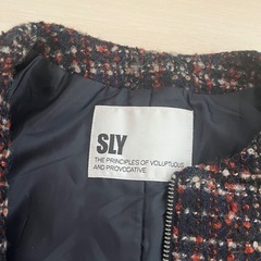 スライ　ツイードジャケット　アウター　SLYの画像