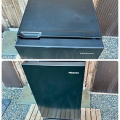 【美品 洗浄クリーニング済】2023年 2ドア冷凍冷蔵庫 162ℓ Hisense HR-D16FBの画像