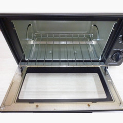 ☆▲山善　トースター　オーブントースター　2枚焼き　カーボントースター　YTSC-C120(B)　食パン　ピザ　おしゃれ　一人暮らし　新生活　cの画像