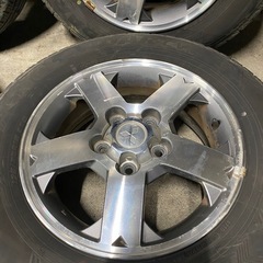 希少15インチアルミ！パジェロミニ純正/スタッドレス用などにおすすめ♪の画像
