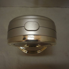 ☆▲目覚まし時計付き　置き時計　時計　シルバー　電子音　鐘の音　メロディ　ｈの画像