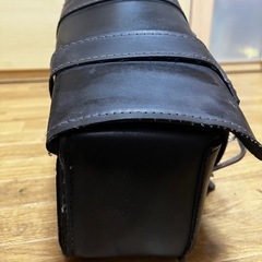 バイク用 サドルバッグ サイドバッグ アメリカン ブラックの画像