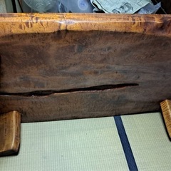 一枚板　座卓の画像