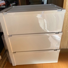 衣装ケース 3セット 収納 ボックス ケースの画像
