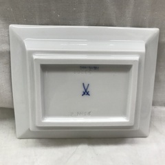 ⭐︎ドリーム2号館⭐︎ ジモティー割引 マイセン/剣マーク/スクエアディッシュ/53268の画像