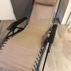 【中古品】コールマン インフィニティチェア ベージュ 【アウトドア】の画像