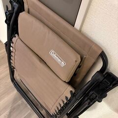 【中古品】コールマン インフィニティチェア ベージュ 【アウトドア】の画像
