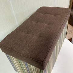 座れる 収納箱 収納ケース ボックス 椅子 の画像