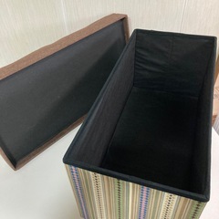 座れる 収納箱 収納ケース ボックス 椅子 の画像