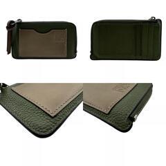 ロエベ LOEWE コインケース アナグラム フラグメントケース カーキグリーンの画像