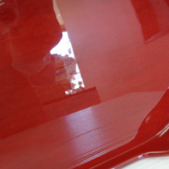 ☆▲漆塗り　長手盆　赤　紅　お盆　食器　お菓子　茶器　hの画像