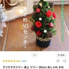 ミニクリスマスツリーの画像