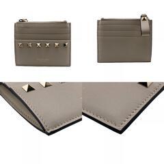 ヴァレンティノ VALENTINO コインケース スタッズ フラグメントケース カードケース アイボリーの画像