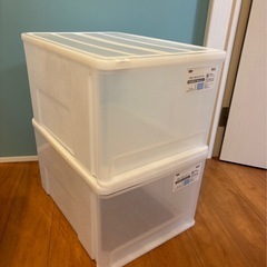 中古収納ケース(ほぼ新品)の画像