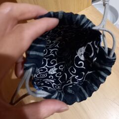 ⚠️0円出品⚠️巾着袋3つ(ハンドメイドの物)(猫柄・トースト柄)の画像