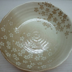 ☆▲花みずき　皿　鉢　食器　和食器　大鉢　大皿　陶器　gの画像