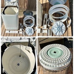 【極美品 分解洗浄クリーニング済】2023年 4.5kg ワールプールジャパンジャパン YWM-T45H1 汚れ 臭い残りなしの画像