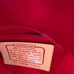 コーチショルダーバックの画像