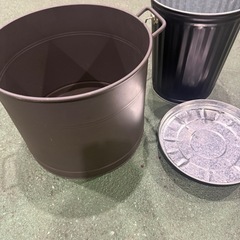 ⭐︎薪ストッカー　灰入れバケツ　セットの画像