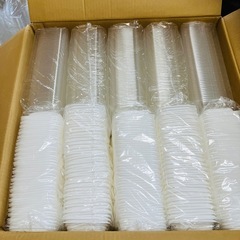 シーピー化成 惣菜容器　BF惣菜内　本体 17 ホワイト　内嵌合蓋 17の画像