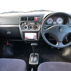 ◇バモス　Lターボ　LOWDOWN特別仕様車　スペシャル◇　◇ワンオーナー　禁煙車　ディラー点検記録簿11枚有　4速オートマ　カロッツエリアメモリーナビ　フルセグTV　キーレス2個　フォグランプ　純正13インチアルミホイール　ヘッドライトレベライザー◇の画像