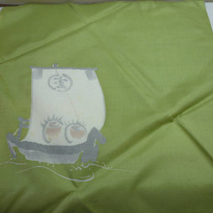 ☆▲染風呂敷　風呂敷　宝船　袋　入れ物　包む　伝統工芸品　工芸品　iの画像