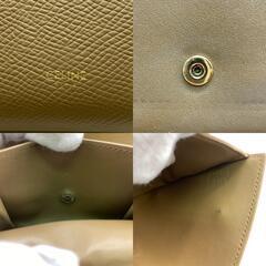 セリーヌ CELINE 三つ折り財布 トリフォールド ウォレット ブラウンの画像
