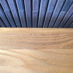 天然木 コンパクトデスクの画像