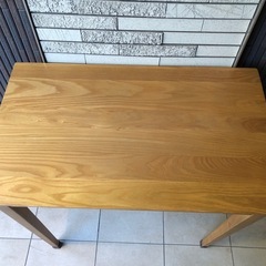 天然木 コンパクトデスクの画像