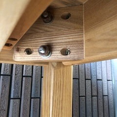 天然木 コンパクトデスクの画像