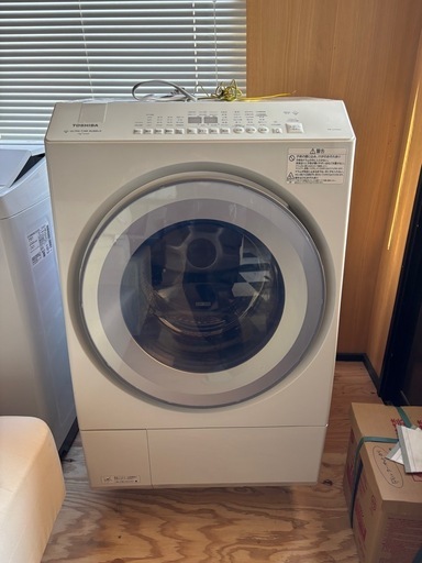 【ほぼ新品?】TOSHIBA 電気洗濯乾燥機　ドラム式洗濯機　TW-127XH3L