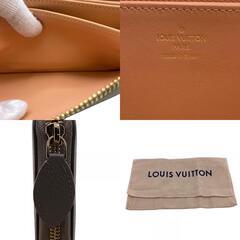 ルイヴィトン LOUIS VUITTON 長財布 モノグラム マヒナ ジッピーウォレット ラウンドファスナー M82647 グレーの画像