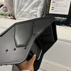 ハイエース　ドリンクホルダーゴミ箱入れの画像