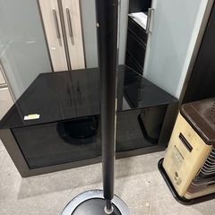 ハンガーラック ブラック シルバーの画像