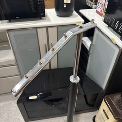 ハンガーラック ブラック シルバーの画像