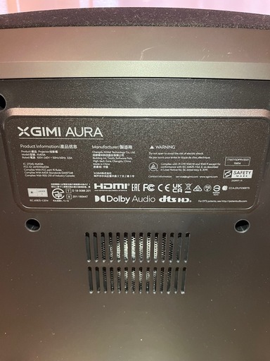 XGIMI AURA 超短焦点4Kホームプロジェクター XM03A xm03a