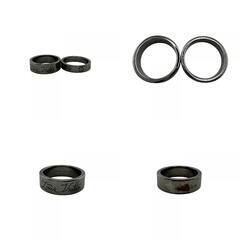 ルイヴィトン LOUIS VUITTON リング・指輪 バーグ ユーアンドミー 2本セット M00318 シルバーの画像