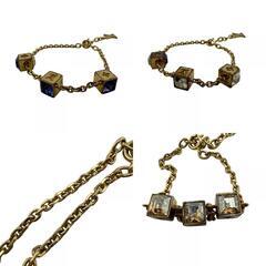 ルイヴィトン LOUIS VUITTON ブレスレット ブラスレ・ギャンブル チェーンブレス M65209 ゴールドの画像